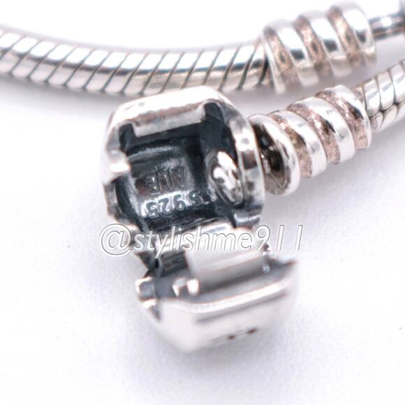 Authentic PANDORA Moments Barrel Clasp Charm Bracelet - 590702HV - Picture 6 of 11